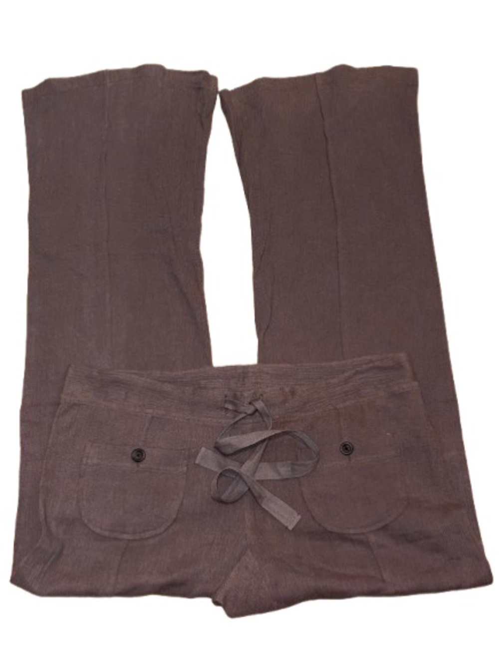 C.C California muted plum wide leg pants size XS